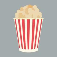 popcorn, snacks 10 eps icoon, vector, illustratie, symbool vector