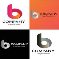 b brief logo en symbool vector sjabloon premie vector