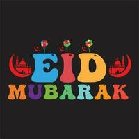 eid al-adha shirt, gelukkig eid al adha t-shirt, moslim vakantie bij elkaar passen T-stukken, geschenk idee voor moslim vriend, geit eid shirt, eid gevoel t-shirt, eid mubarak overhemden, ramadan mubarak tee, religieus shirt. vector