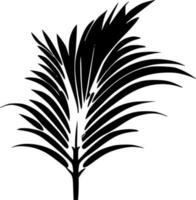 palm, minimalistische en gemakkelijk silhouet - vector illustratie