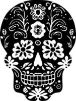 suiker schedel - hoog kwaliteit vector logo - vector illustratie ideaal voor t-shirt grafisch