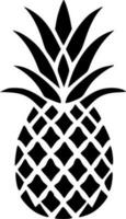 ananas - minimalistische en vlak logo - vector illustratie