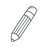 hand- getrokken vector illustratie van potlood