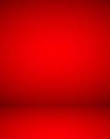 lege rode kleur display producten studio kamer achtergrond vector