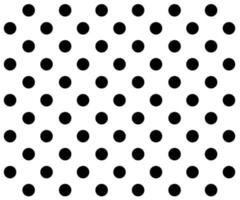 zwart-witte polka dot patroon achtergrond vector