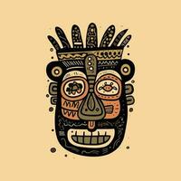 abstract tribal masker vector illustratie