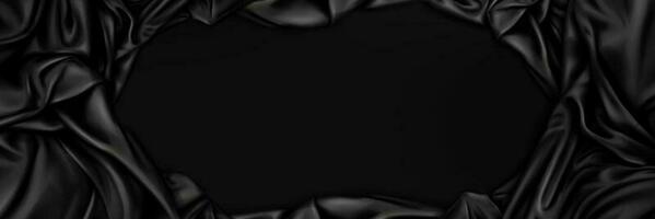 zwart zijde kleding stof top visie tafereel luxe Golf vector