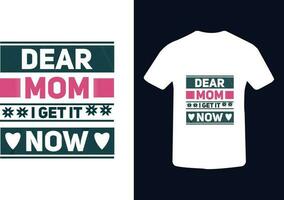 moeders dag typografie t shirt, moeders dag t overhemd vector instellen, belettering mam t shirt, mama t shirt,