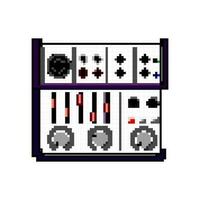 menging audio menger spel pixel kunst vector illustratie