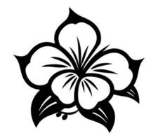 flora bloem vector icoon tatoeëren