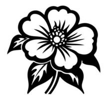 flora bloem vector icoon tatoeëren