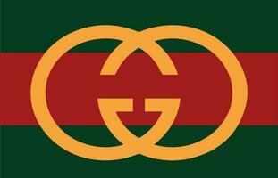 Gucci logo merk symbool ontwerp kleren mode vector illustratie