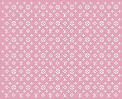 louis vuitton merk logo achtergrond roze en wit symbool ontwerp kleren mode vector illustratie