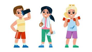 kind Sportschool vector