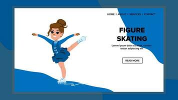 figuur het schaatsen vector