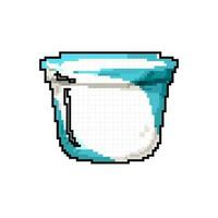 gezond yoghurt pakket spel pixel kunst vector illustratie