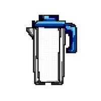 pot water werper spel pixel kunst vector illustratie