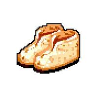 pantoffel vrouw slippers spel pixel kunst vector illustratie