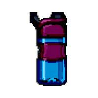 fles eiwit shaker spel pixel kunst vector illustratie