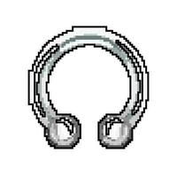 neus- doordringend ring spel pixel kunst vector illustratie