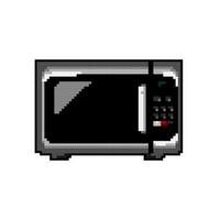 technologie magnetronoven oven spel pixel kunst vector illustratie