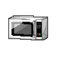 elektrisch magnetronoven oven spel pixel kunst vector illustratie