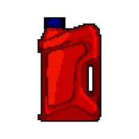 monteur motor olie spel pixel kunst vector illustratie