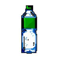 verkoudheid mineraal water fles spel pixel kunst vector illustratie