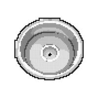 huis metaal wastafel spel pixel kunst vector illustratie