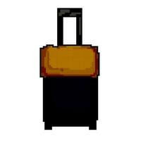 reis bagage zak spel pixel kunst vector illustratie