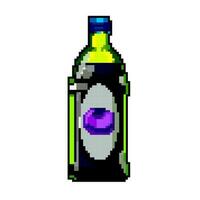 glas sap fles spel pixel kunst vector illustratie
