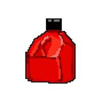 benzine brandstof kan spel pixel kunst vector illustratie