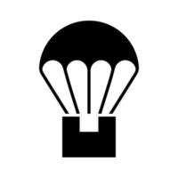 parachute levering pictogram vector