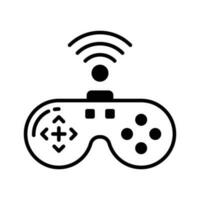 controleren deze draadloze gamepad vector ontwerp in modern stijl, premie icoon