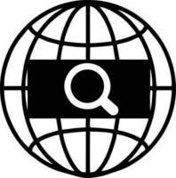 wereldbol planeet aarde icoon symbool vector beeld