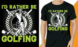 golf t-shirt ontwerp vector. het beste golf t-shirt ontwerp vector
