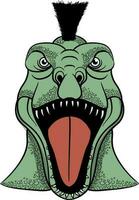 tyrannosaurus rex met met haren vector illustraties , voor t-shirt prints en andere toepassingen.