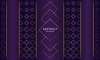 gouden Purper abstract achtergrond voor sociaal media ontwerp vector