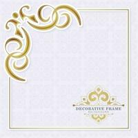 elegante decoratieve frame ontwerp achtergrond vector