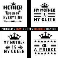 moeder dag citaten bundel ontwerp. moeder dag typografie t-shirt ontwerp. moeder dag t-shirt ontwerp. vector