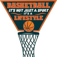 basketbal t-shirt ontwerp vector