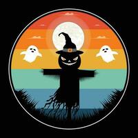 halloween t-shirt ontwerp vector