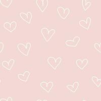 mooi naadloos vector patroon met harten. abstract illustratie.valentijnskaarten dag backdrop met liefde, romance en passie symbolen. vector illustratie voor omhulsel papier, behang.