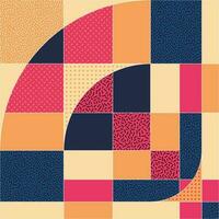 abstract meetkundig mozaïek- patroon.vector kunst.geometrisch patroon ontwerp voor textiel afdrukken en verdieping tegels. pro vector