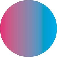 roze en blauw helling cirkel vector