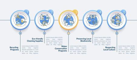 groen hotel beschikt over vector infographic sjabloon