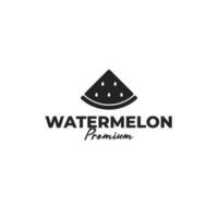 creatief watermeloen logo mooi zo voor vers biologisch fruit Product ontwerp vector illustratie