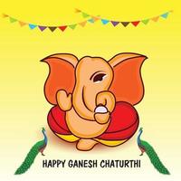 gelukkige ganesh chaturhi vector