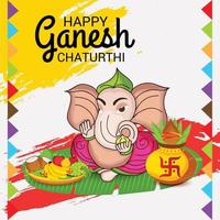 gelukkige ganesh chaturhi vector