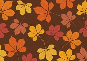 naadloos herfst patroon , botanisch bloem en blad vector